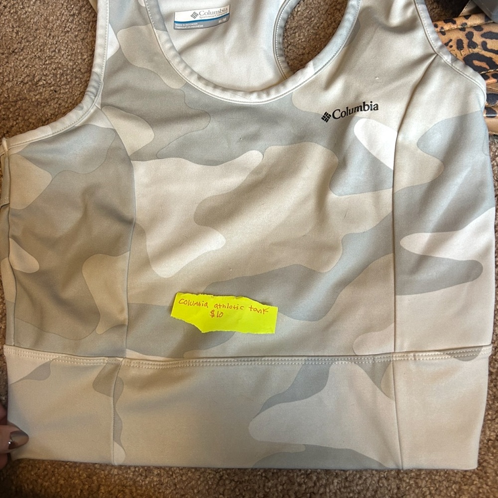Columbia Gray and Cream Camouflage Tank